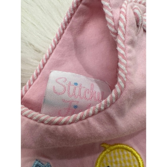 Stitchy Fish 2pc Easter chick outfit 3/6m fit - Picture 2 of 3